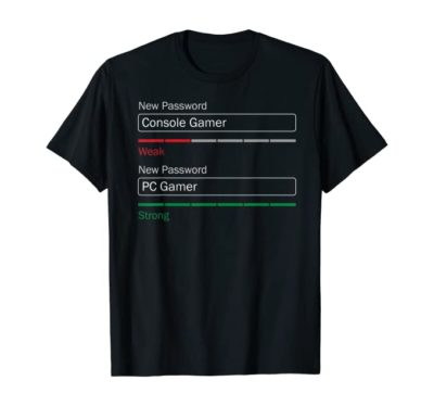 Funny PC Vs Console Gaming Tshirt